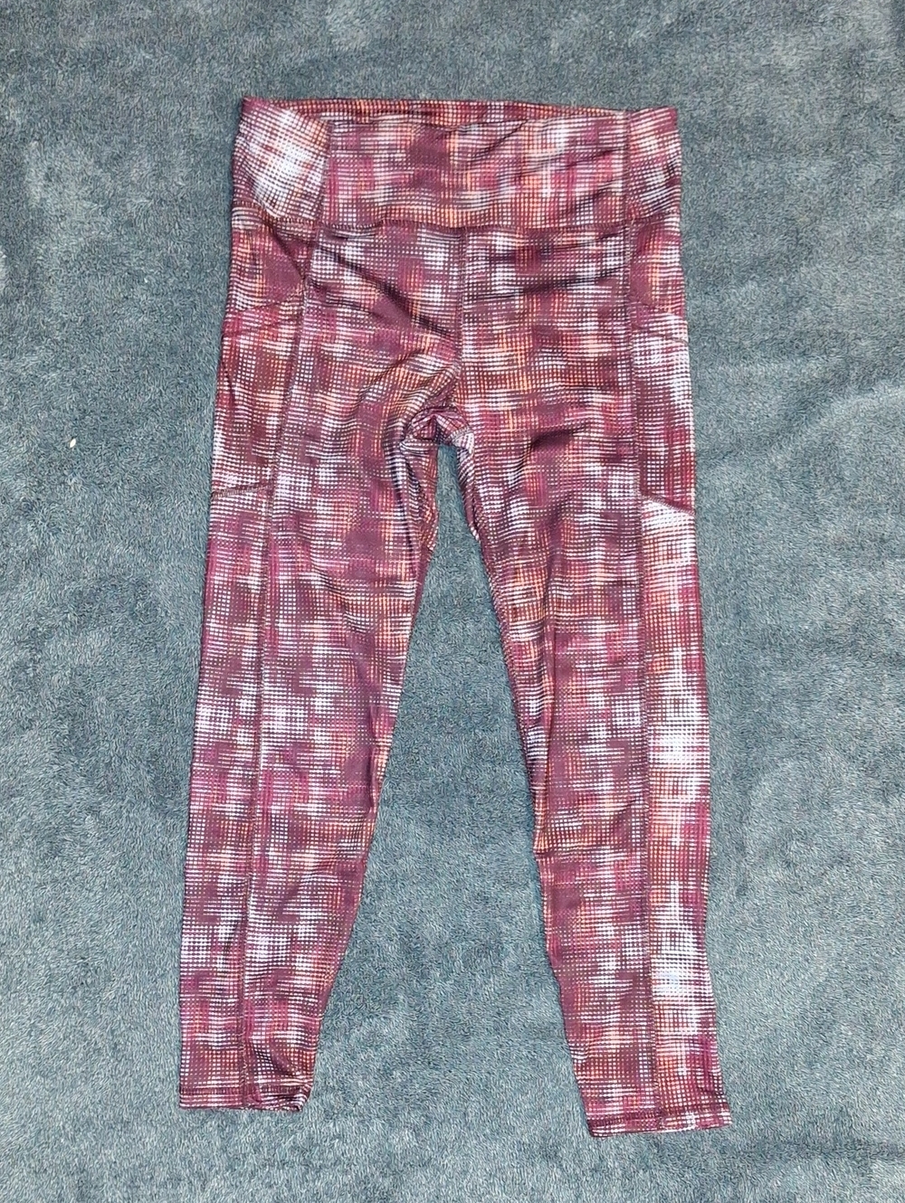 Pro Player Girls' Pink Marbled Active Leggings